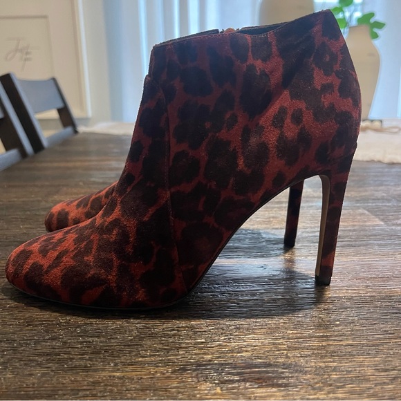 RARE Sample sale diane von furstenberg leopard booties - Picture 2 of 10